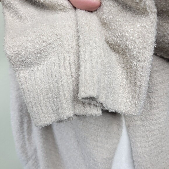 Barefoot Dreams CozyChic Lite Circle Cardi Taupe/Pink Womens Size XS/ Small - Picture 5 of 13